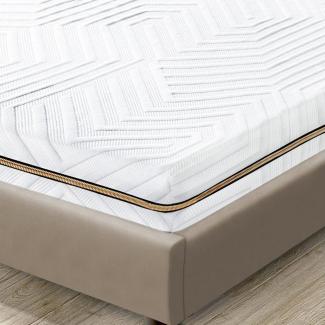 BedStory, Topper Matratzentopper, 90/140/160/180 x 200 cm Matratzenauflage, 7.5 cm hoch, mit Bezug, Gel Kaltschaum Topper