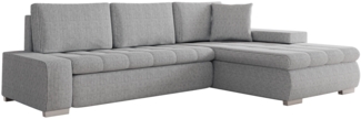 Ecksofa Orkan Mini Cord (Farbe: Poso 110)