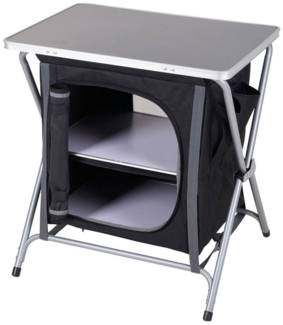 Spetebo Campingtisch 2-in-1 Campingschrank und Tisch - 64x60 cm, klappbar