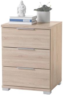 Nachtkommode >Nelli< in Sonoma-Eiche - 46x61x42cm (BxHxT)