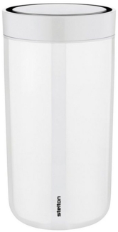 Stelton To Go Click Becher, Trinkbecher, Cup, Edelstahl, Kunststoff, Chalk, 200 ml, 675-3