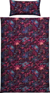 REDBEST Bettwäsche Bettwäsche, Mako-Satin, Satin Blumen