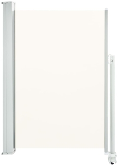 vidaXL Ausziehbare Seitenmarkise 120x300 cm Creme 45188