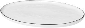 Broste Copenhagen SALT Platte oval 20 x 30 cm