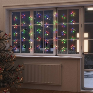 vidaXL LED Sternenvorhang Lichterkette 200 LED Bunt 8 Funktionen 328805