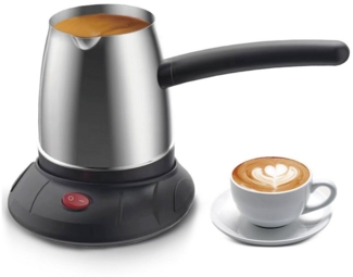 ibettertec Kaffeekanne Türkische Kaffeemaschine,Elektrische Kaffeekanne, (Elektrische Türkische Kaffeekanne,Waschbare Kaffeekanne), Für Mocca & Tee,Zuhause,Büro,Reisen