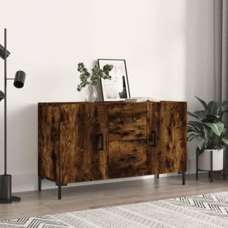 vidaXL Sideboard Räuchereiche 100x36x60 cm Holzwerkstoff 828177