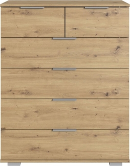 Wimex Schubkastenkommode in Artisan-Eiche mit 6 Schubladen (BxHxT: 82 x 102 x 42 cm)