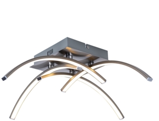 LED Deckenlampe, Fernbedienung, dimmbar, L 48,5 cm