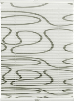 ondeco Plissee ohne Bohren Move mit Klemmträger, Sonnenschutz für Fenster innen, Lichtschutz und Blickdicht, Plissee plissee klemmfix Faltrollo Sichtschutz für Tür - Weiß-Taupe - 50x130 cm