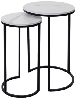 MCW Beistelltisch MCW-K46 (Set, 2er), 2er-Set, Komplett fertig montiert, BSCI-Sozialstandards geprüft