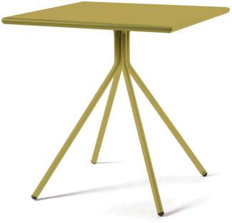 Outdoortisch Rick 80x80x75 cm curry