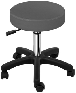 Physa Drehhocker Rollhocker Bürohocker Drehhocker Praxishocker Arbeitshocker Grau