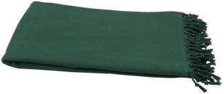 Hamamtuch Saunatuch "Fisch einfarbig" dunkel grün ca. 95x190 cm
