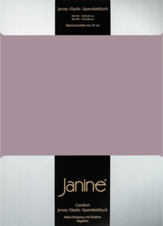 Janine Elastic-Jersey Spannbettlaken 150x200 holunder