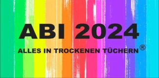 Egeria Strandtuch ABI 2024, Frottiervelours (1-St), 75x150 cm, "ABI 2024-Alles in trockenen Tüchern", Velours