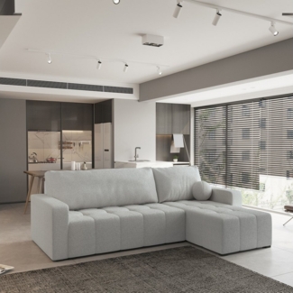 Masseno Ecksofa VOLIRA mit Schlaffunktion L-Form, Sofa mit Bettkasten