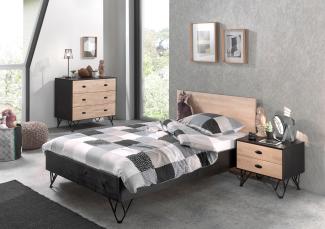 Vipack 'William' 3-tlg. Jugendzimmer- Set Bett 120x200 cm