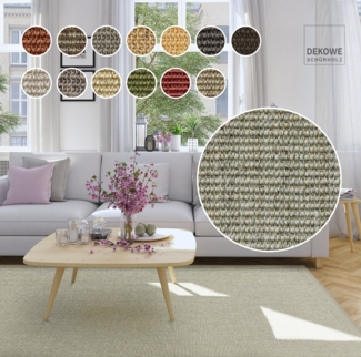 Dekowe Sisalteppich Mara S2 mit Bordüre Spezial, rechteckig, Höhe: 5 mm, 100% Sisal, auch als Läufer, Wohnzimmer