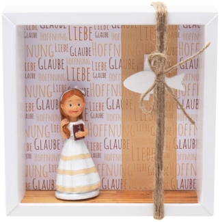 ZauberDeko Geschenkbox Geldgeschenk Kommunion Konfirmation Mädchen Orange Braun