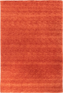 Morgenland Gabbeh Teppich - Softy - Uni - rechteckig - 250x200 - Dunkelcamel