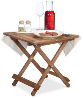 Brauner Klapptisch aus Holz 10038646