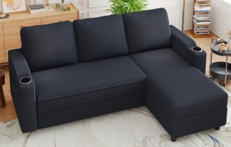 GUNJI Ecksofa L-shaped/U-shaped sofa with storage and sleeping functions