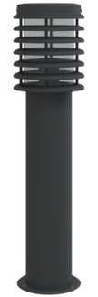 vidaXL Wegeleuchte Schwarz 60 cm Edelstahl 4006361