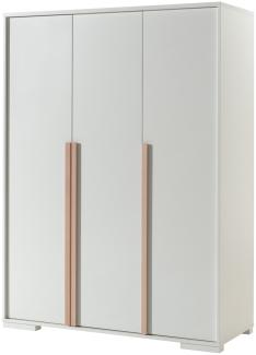 London Kleiderschrank Buche Weiß 145,6 x 195,2 x 56 cm