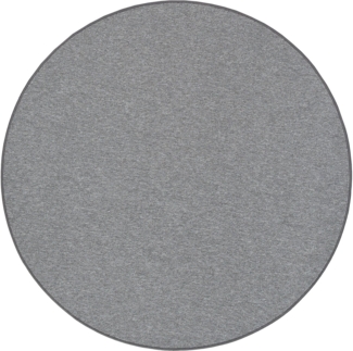 my home Teppich Fortis, Schlinge, Made in Netherlands, rund, Höhe: 5 mm, Uni Farben, gekettelt, strapazierfähig, Wohnzimmer
