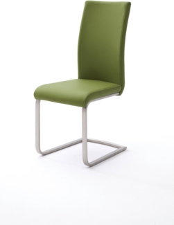 4er-Set Schwingstuhl 'Paulo I' - Kunstleder Olive
