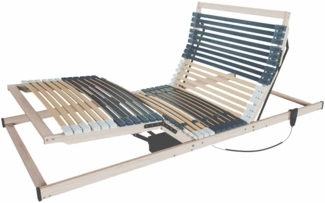 Matratzen Perfekt 42 Leisten Motorrahmen,70x200 cm, elektrischer Lattenrost mit Notabsenkung