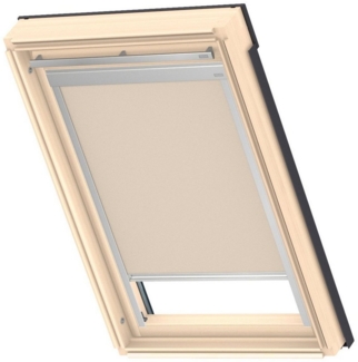Verdunklungsrollo DBL M06 4230, VELUX, verdunkelnd, ohne Bohren, in Führungsschienen, VELUX »Pick & Click!«, alufarbene Führungsschienen & Griffleiste