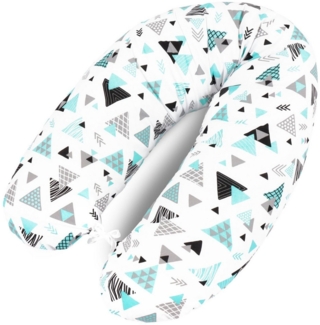 Amilian Stillkissen XXL 170 cm - Schwangerschaftskissen & Seitenschläferkissen mit Bezug, - Lagerungskissen - Nursing Pillow - Pregnancy Pillow, mit Füllung, Schlafkissen für Seitenlage - Körperkissen