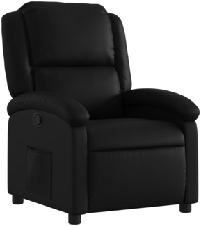 vidaXL Relaxsessel, Kunstleder, Schwarz 3205444