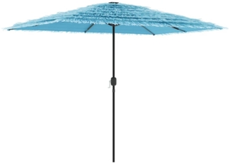 vidaXL Sonnenschirm mit Stahlmast Blau 300x200x250 cm 4005094