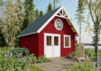 Gartenhaus Kjell 44 - klassisches Gartenhaus Natur