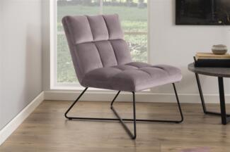 Loungesessel ALBA, rose