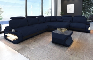 Sofa Dreams Ecksofa Asti M, L Form Stoffsofa, mit LED, mit USB-Anschluss, Designersofa