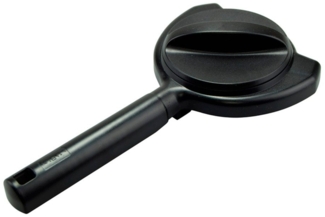 Schraubdeckelöffner schwarz – universeller Glasöffner für Deckel von 3–8,5 cm, öffnet Vakuumverschlüsse mühelos & mit geringem Kraftaufwand