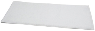Sporthandtuch Fitness Handtuch Baumwolle 30x145 cm weiß