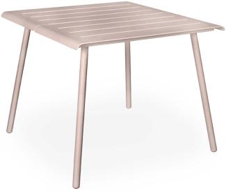 Vapio Outdoortisch Aluminium 90x90x74 cm Marone