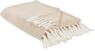 Tagesdecke TOUTLI Baumwolle 200 x 220 cm Beige