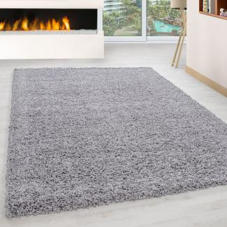 Shaggy Teppich LIFE LIGHTGREY 200 X 290cm Rechteck