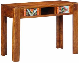 vidaXL Schreibtisch mit Schubladen mit Speicher Braun 100 x 50 x 75 cm 4016508