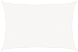 vidaXL Sonnensegel 160 g/m² Weiß 5x7 m HDPE 311247