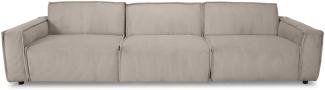 Sofa SANSIBAR 3 Sitzer KARLSHAM BHT 314 x 76 x 101 cm rosa Couch Einzelsofa Zweier Dreier Sitzer