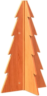 vidaXL Weihnachtsbaum Holz zum Schmücken 69,5 cm Massivholz Kiefer 858179