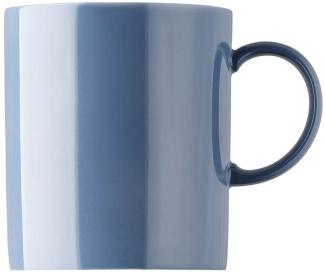 Thomas Sunny Day Becher mit Henkel, Henkeltasse, Porzellan, Nordic Blue, 300 ml, 10850-408545-15505