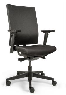 Büro-Drehstuhl Bürostuhl Drehstuhl 1045 - 1175 x 470 x 420 mm Schwarz 210420